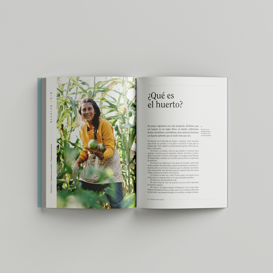 Libro Un año en mi huerto de Wini Walbaum