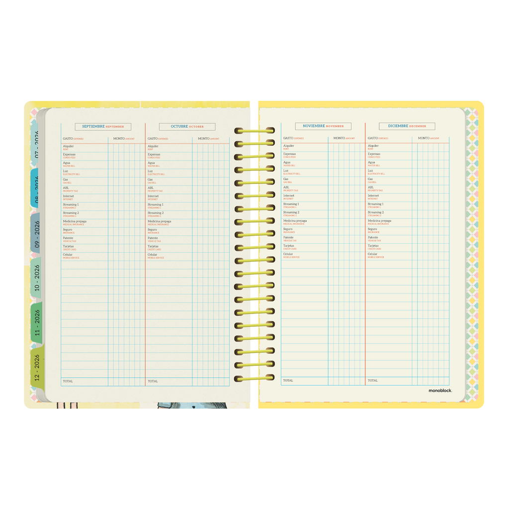 PREVENTA - Agenda Semanal 2026 Monoblock - Macanudo por Liniers
