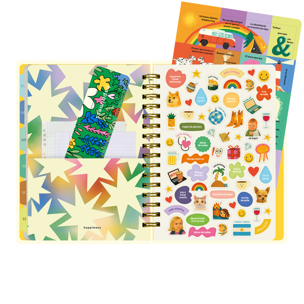 PREVENTA - Agenda Diaria 2026 Monoblock - Happimess