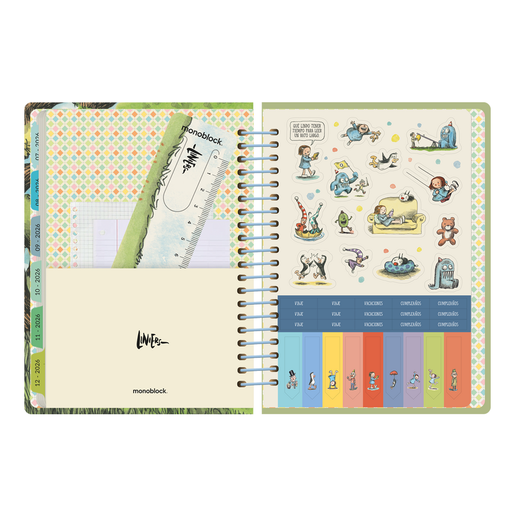 PREVENTA - Agenda Semanal 2026 Monoblock - Macanudo por Liniers