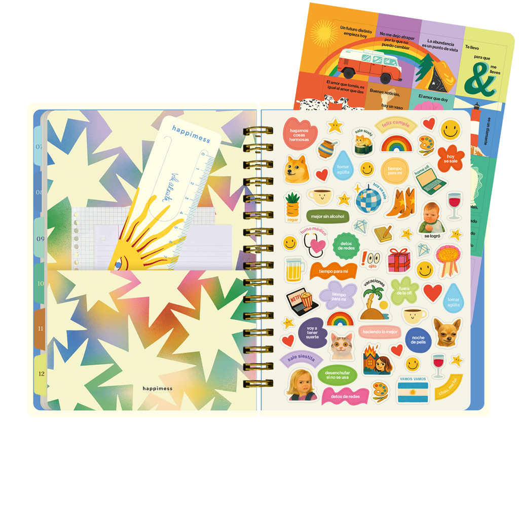PREVENTA - Agenda Semanal 2026 Monoblock - Happimess