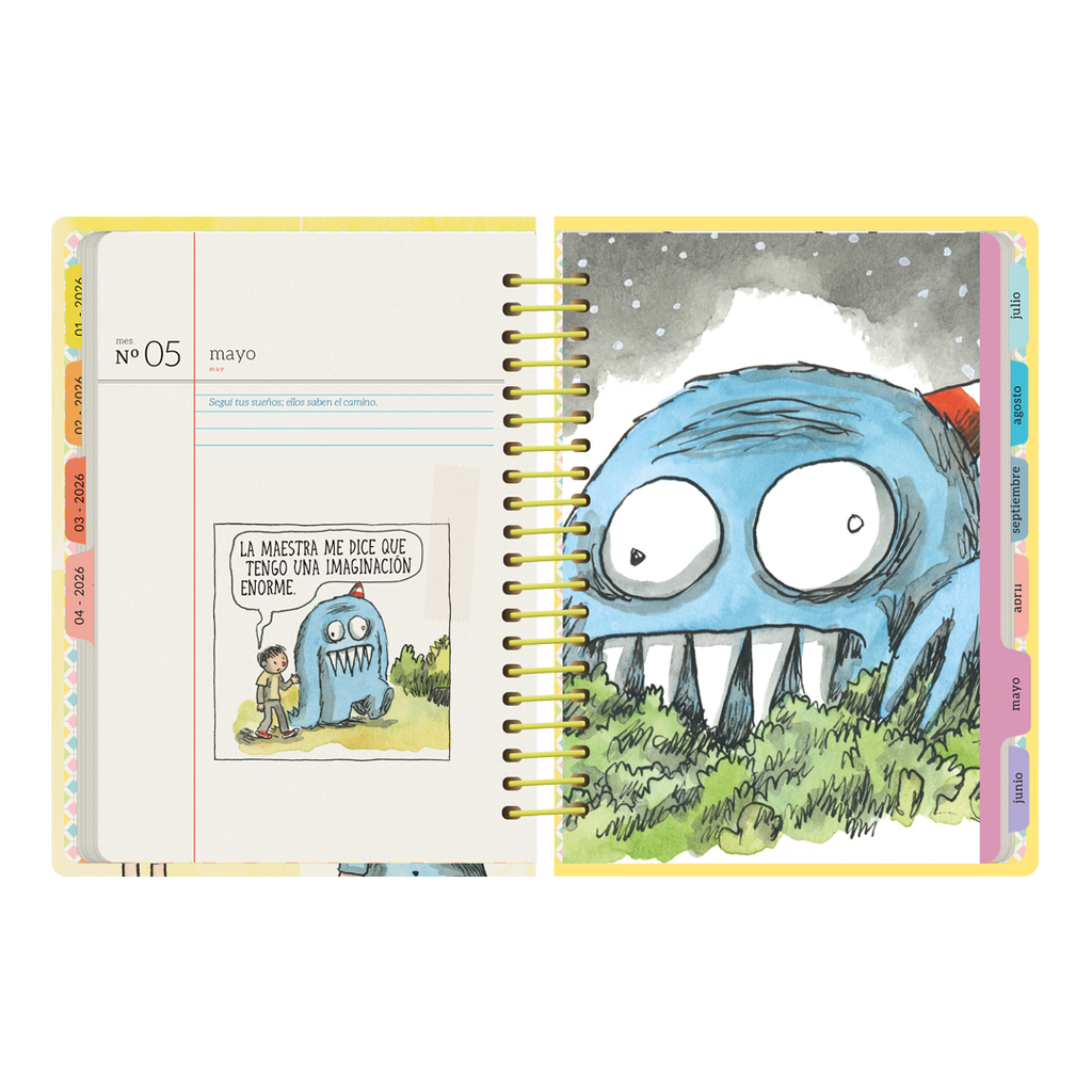 PREVENTA - Agenda Semanal 2026 Monoblock - Macanudo por Liniers
