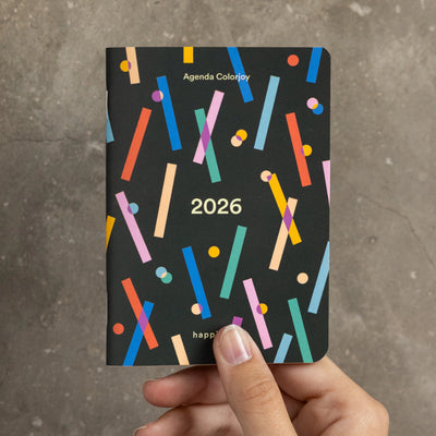 Agenda Mínima Monoblock Happimess - Confetti