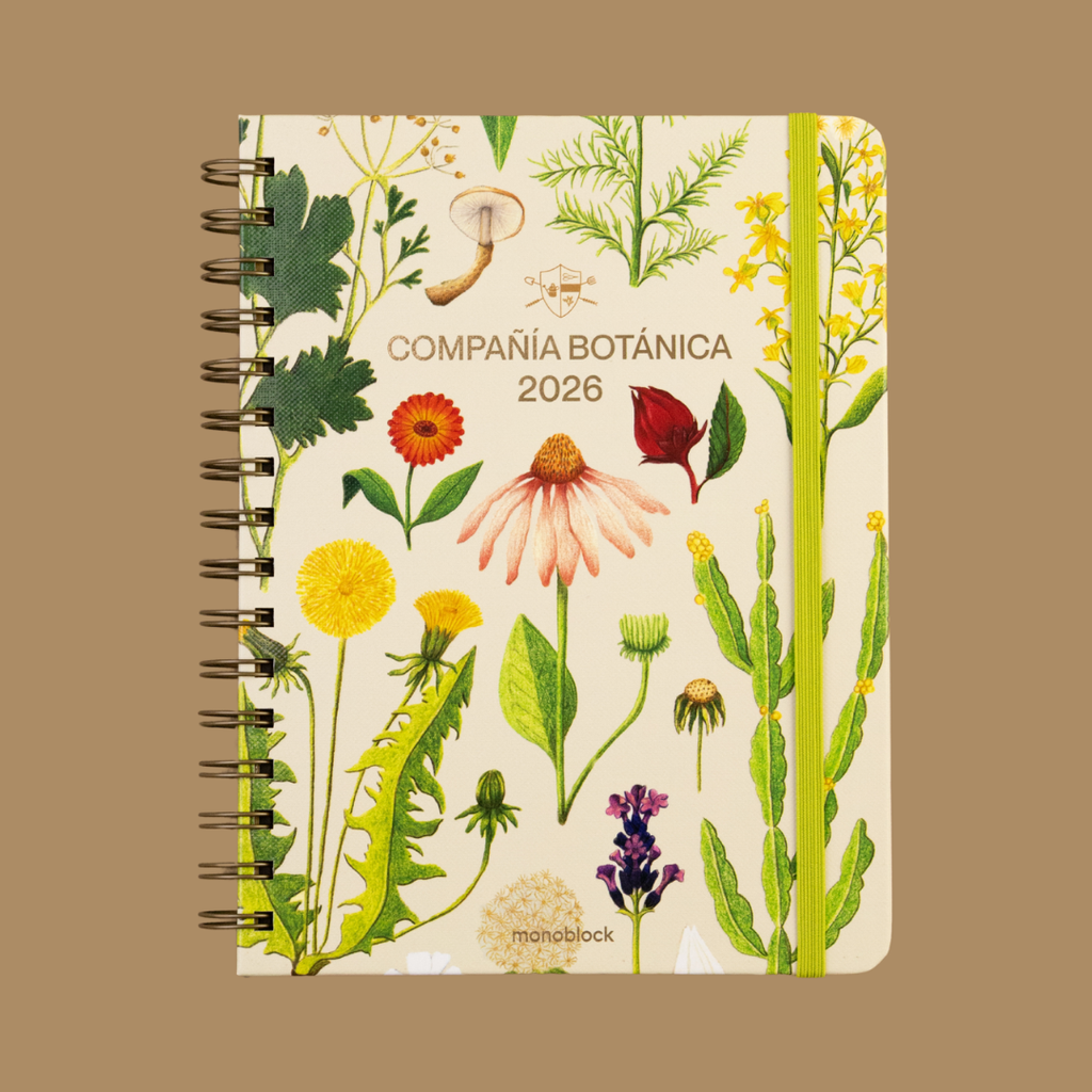 Agenda semanal 2026 Monoblock - Compañía Botánica