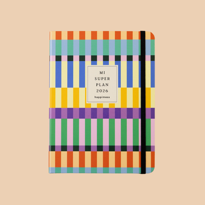 Agenda Carpeta 2026 Monoblock - Happimess Mi SuperPlan 2026