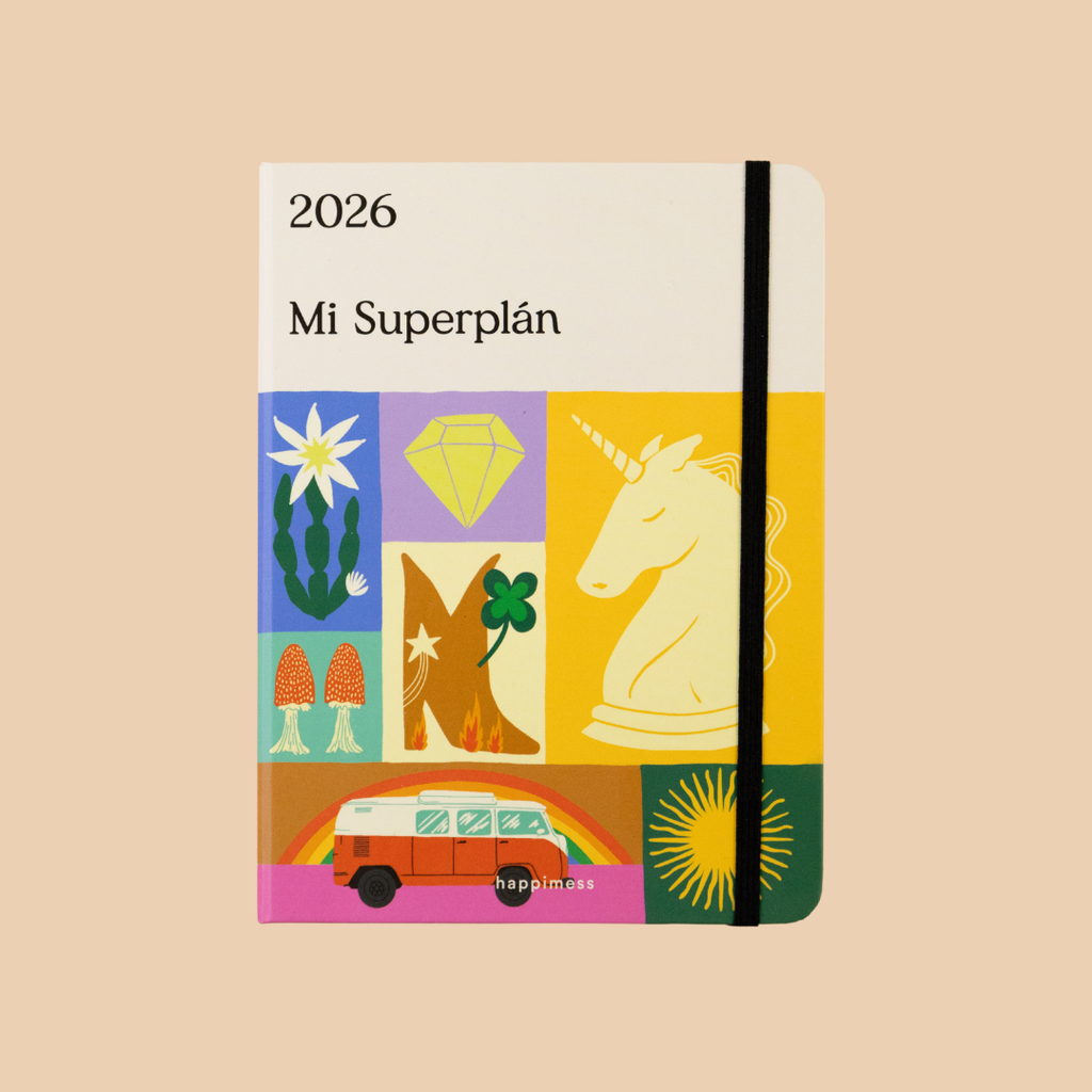 Agenda Carpeta 2026 Monoblock - Happimess Mi SuperPlan 2026