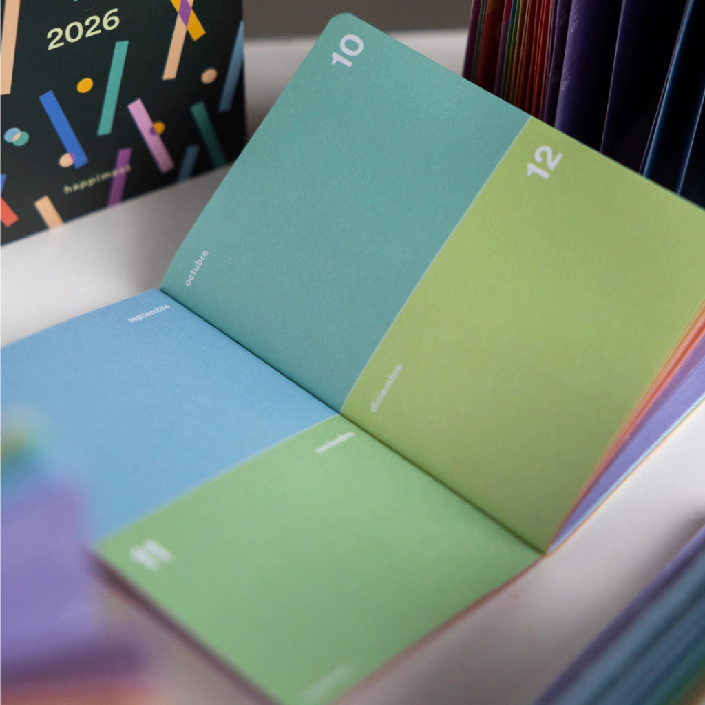 Agenda Mínima Monoblock Happimess - Confetti