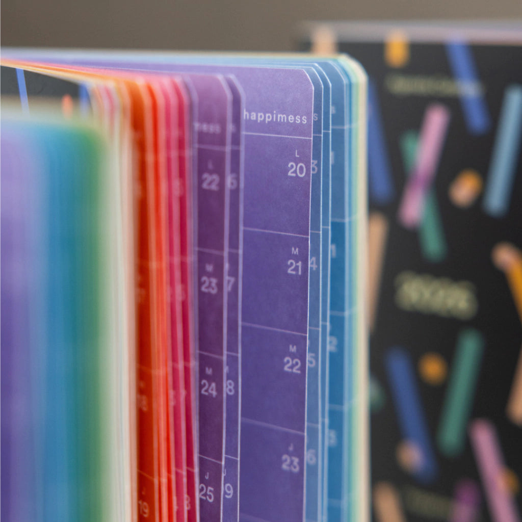 Agenda Mínima Monoblock Happimess - Confetti