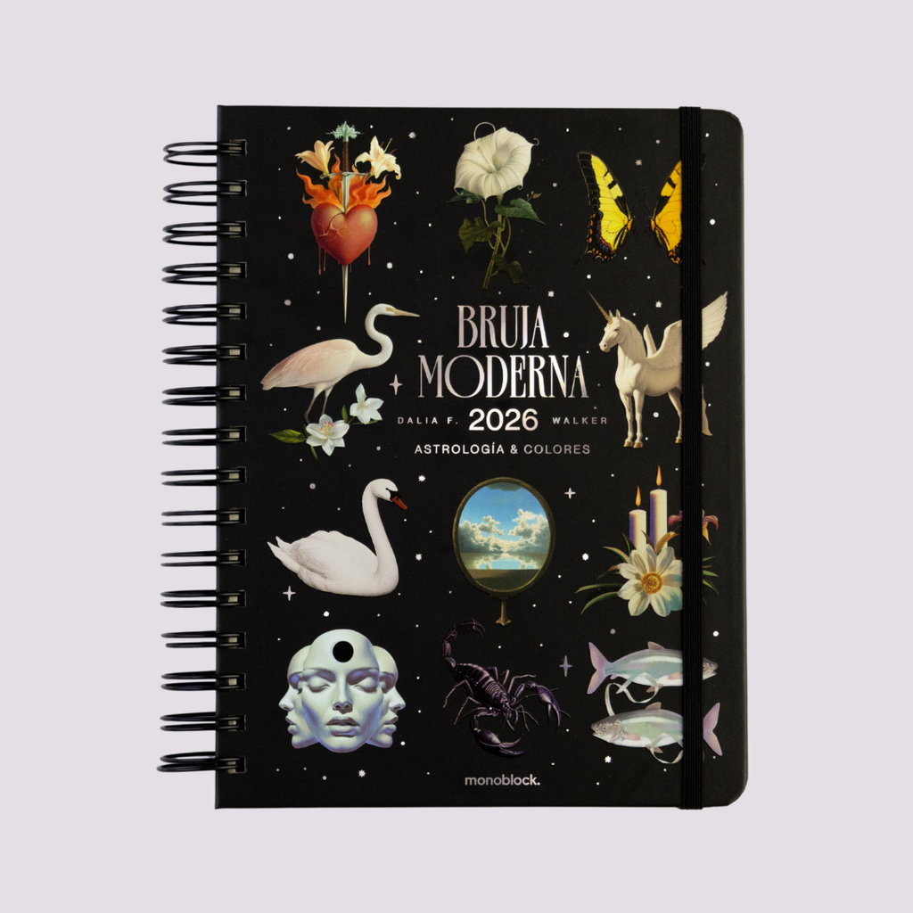 Agenda diaria 2026 Monoblock - Bruja Moderna