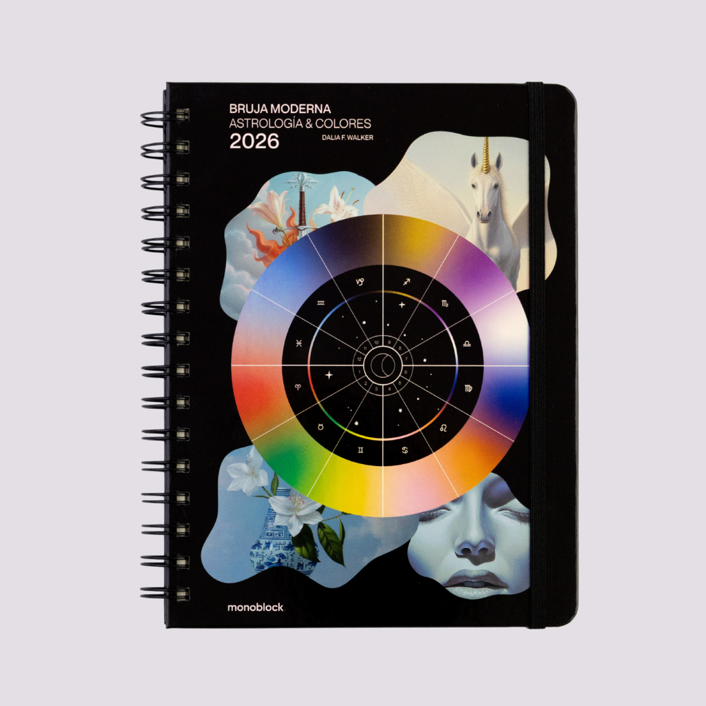 Agenda semanal 2026 Monoblock - Bruja Moderna