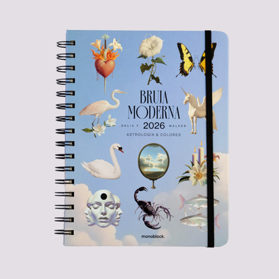 Agenda semanal 2026 Monoblock - Bruja Moderna