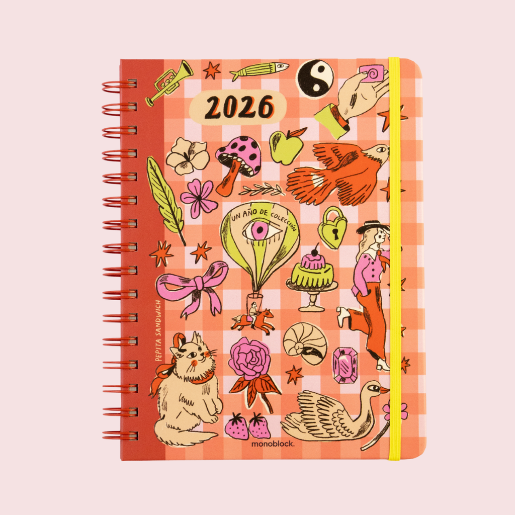 Agenda semanal 2026 Monoblock - Pepita Sandwich