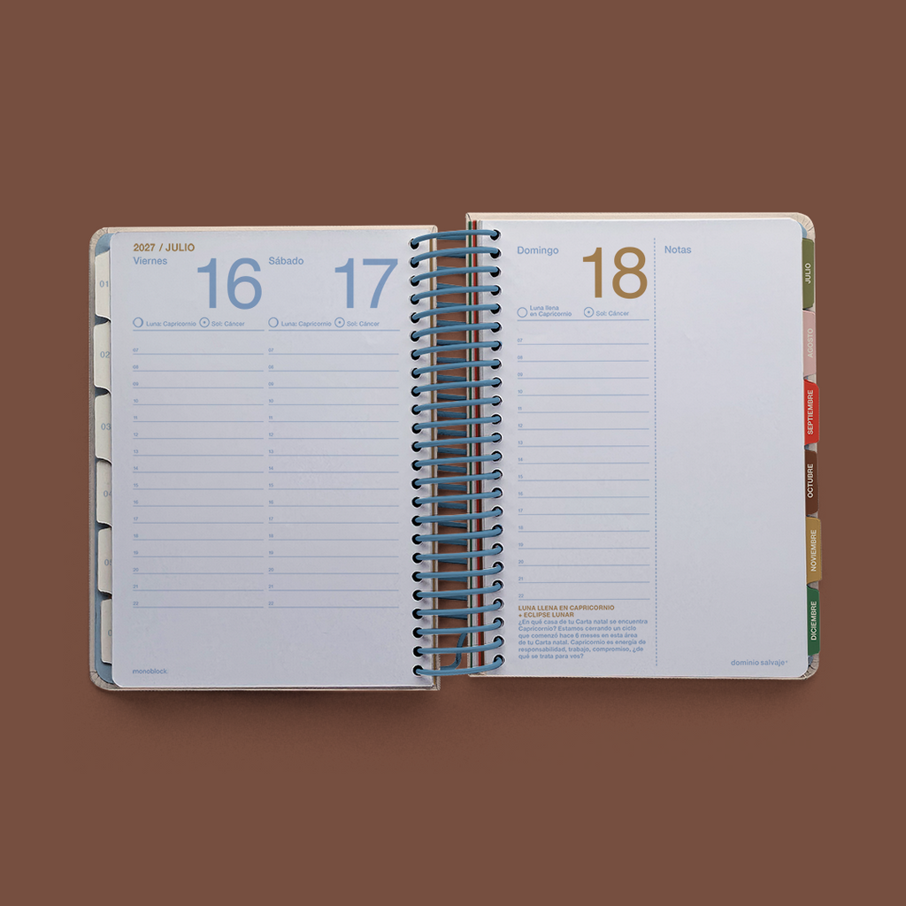 Agenda Monoblock 2027 - Revo solar Signos