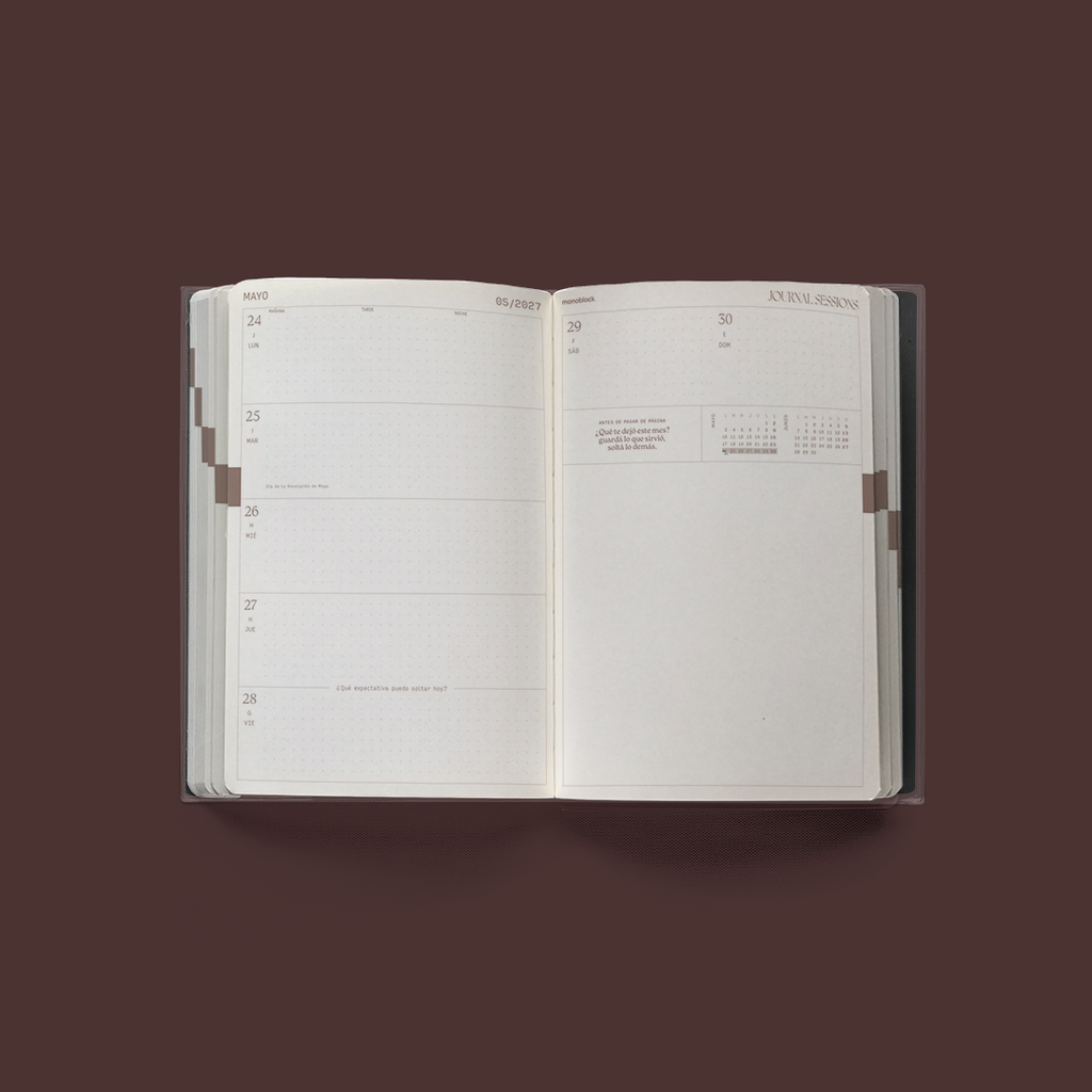 Agenda 2027 Monoblock - Journal sessions Black