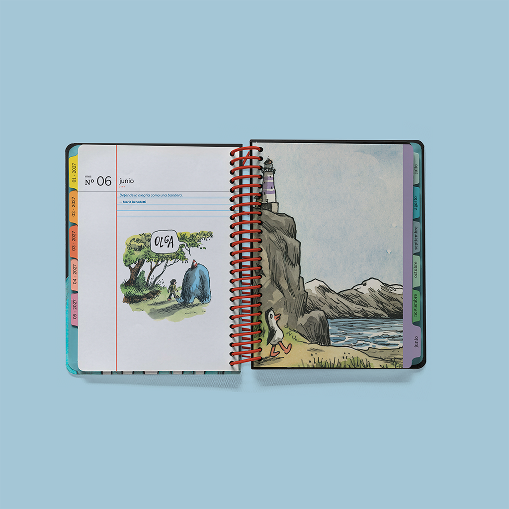 Agenda Monoblock 2027 - Macanudo Olga