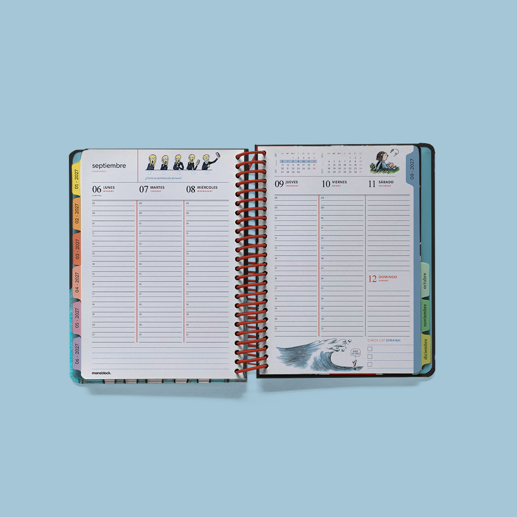 Agenda Monoblock 2027 - Macanudo Olga