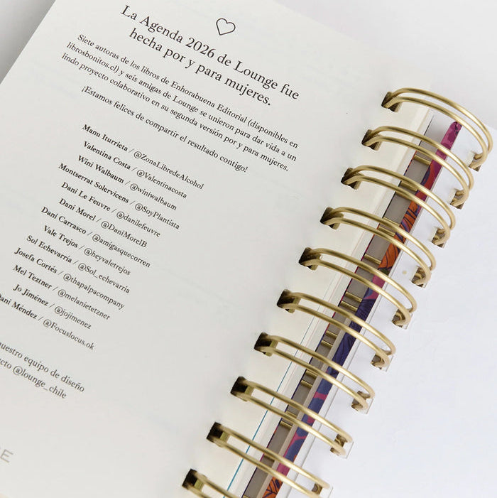 Agenda 2026 Pequeña Jaguar - Lounge