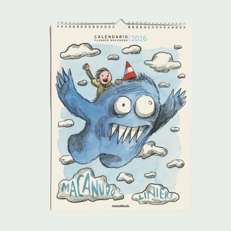 Calendario Pared 2026 Monoblock - Macanudo