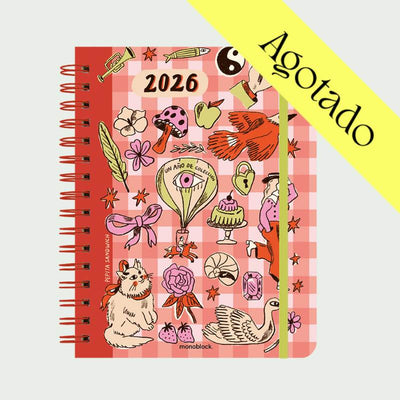 Agenda semanal 2026 Monoblock - Pepita Sandwich