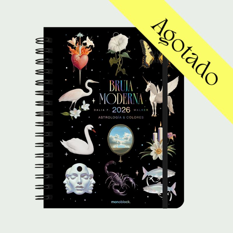 Agenda diaria 2026 Monoblock - Bruja Moderna Noche