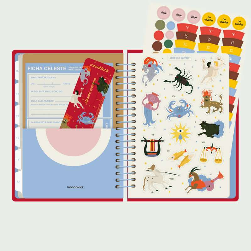 Agenda 2026 Monoblock - Dominio Salvaje Signos