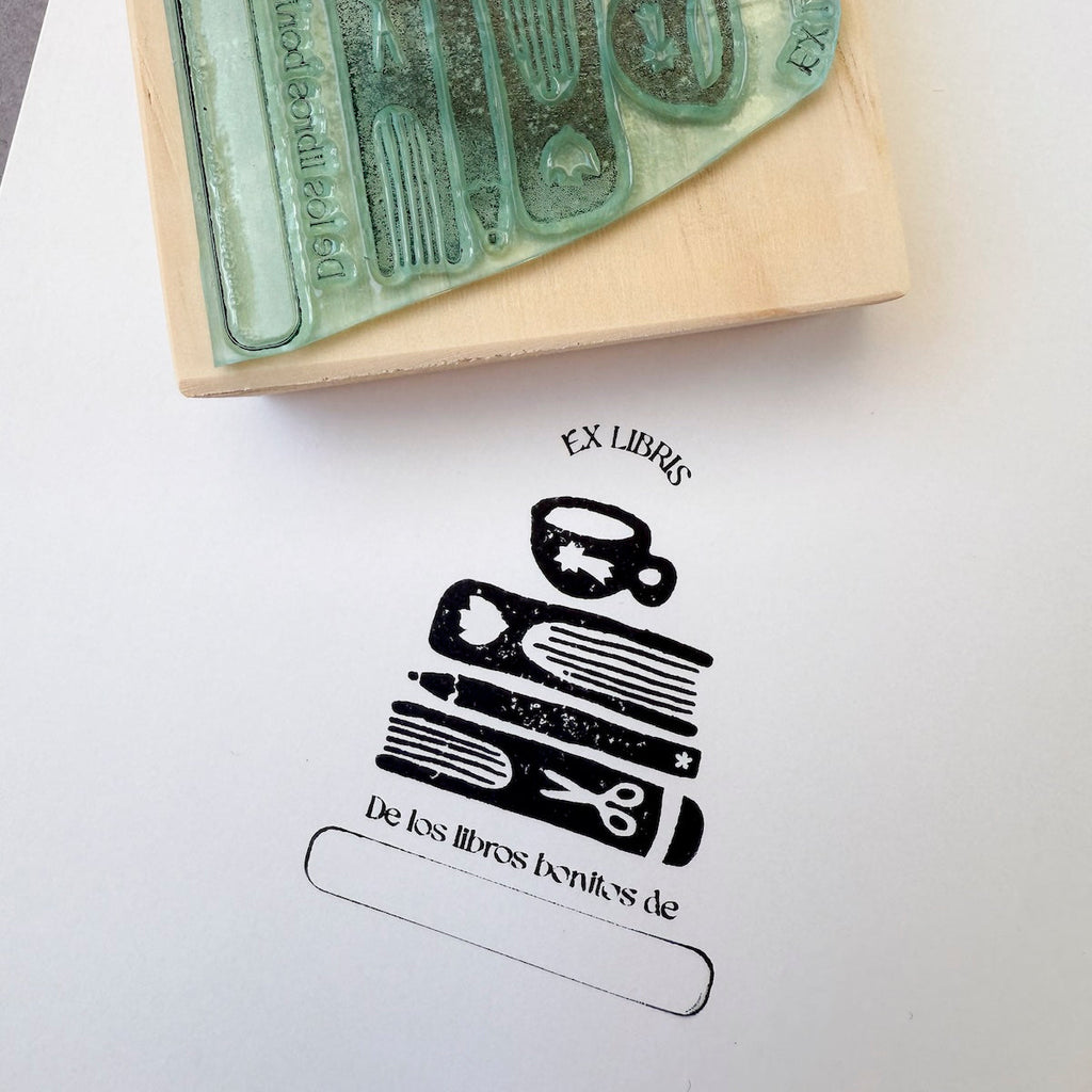 Timbre Ex libris - Libros