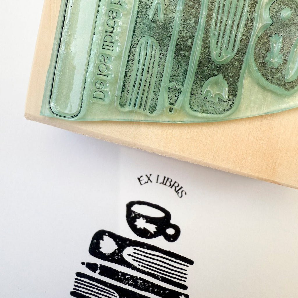 Timbre Ex libris - Libros