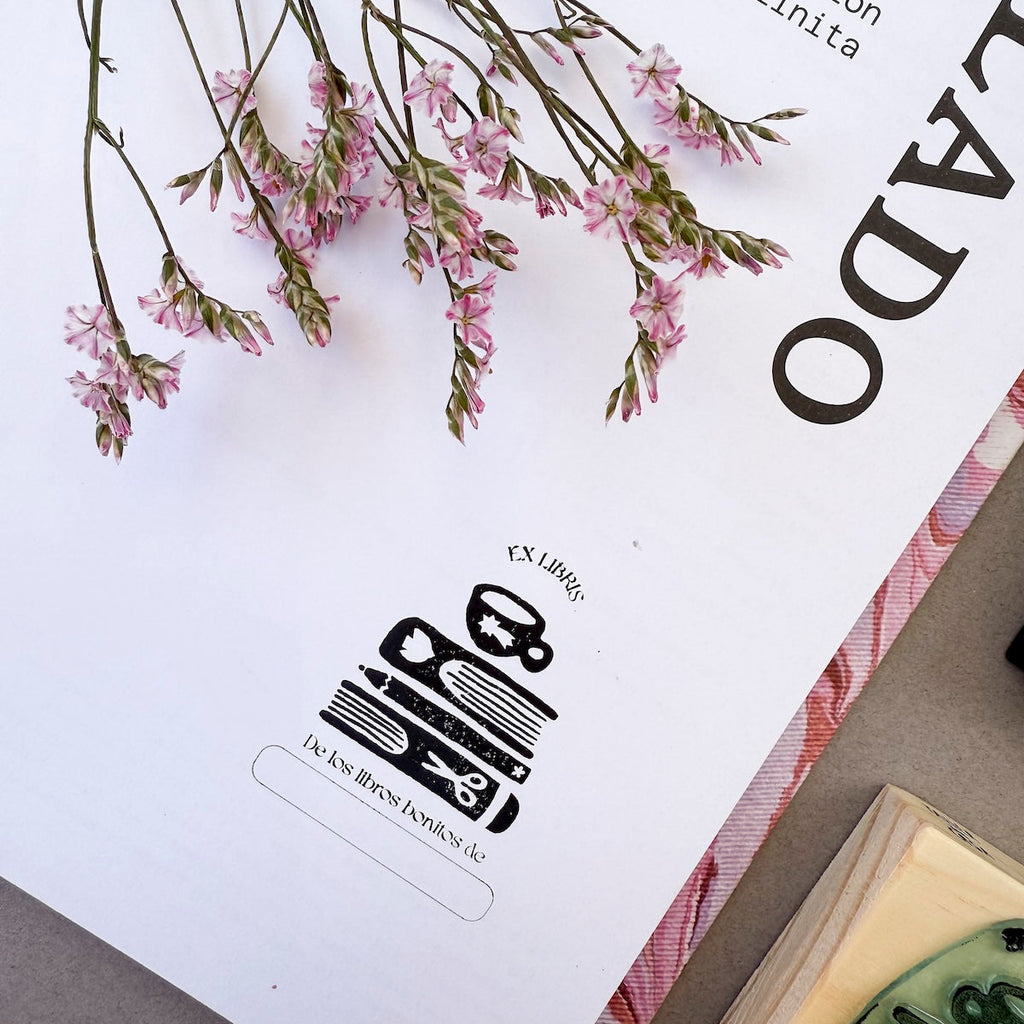 Timbre Ex libris - Libros