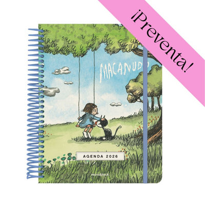 PREVENTA - Agenda Semanal 2026 Monoblock - Macanudo por Liniers