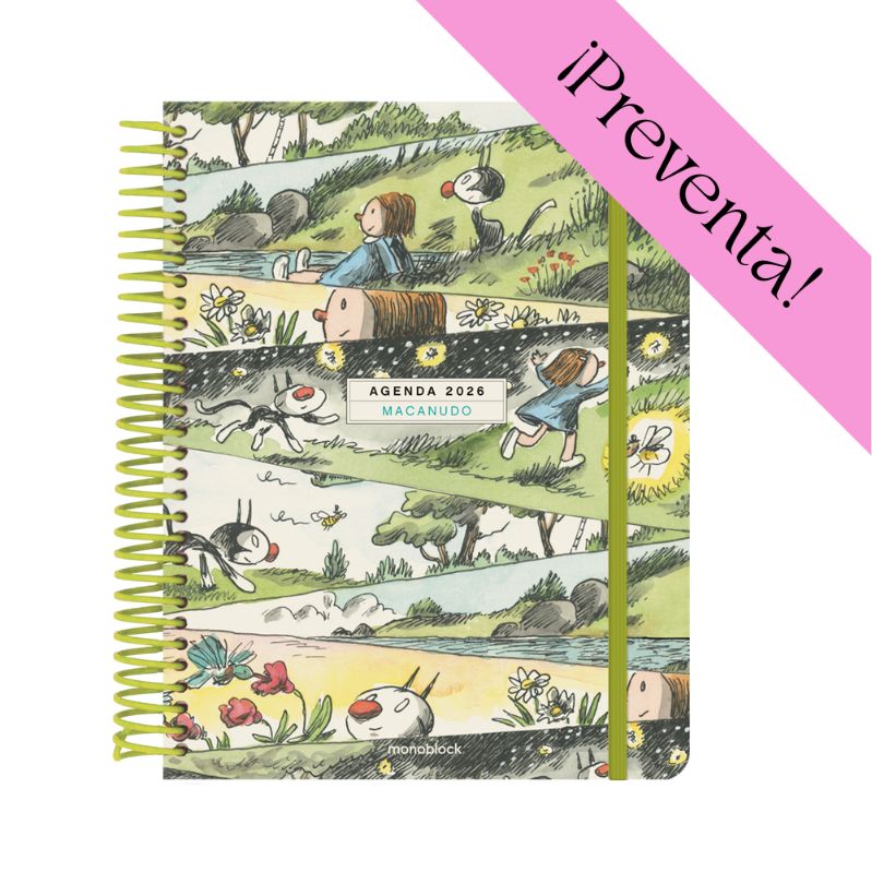 PREVENTA - Agenda Diaria 2026 Monoblock - Macanudo por Liniers