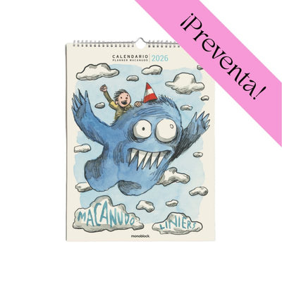 PREVENTA - Calendario Pared 2026 Monoblock - Macanudo