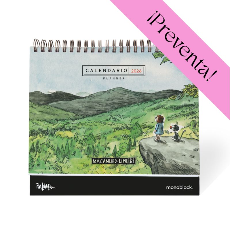 PREVENTA - Calendario de escritorio 2026 Monoblock - Macanudo