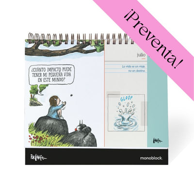 PREVENTA - Calendario de escritorio 2026 Monoblock - Macanudo