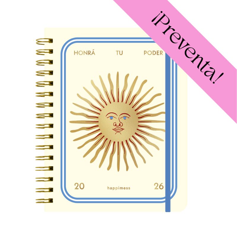 PREVENTA - Agenda Diaria 2026 Monoblock - Happimess