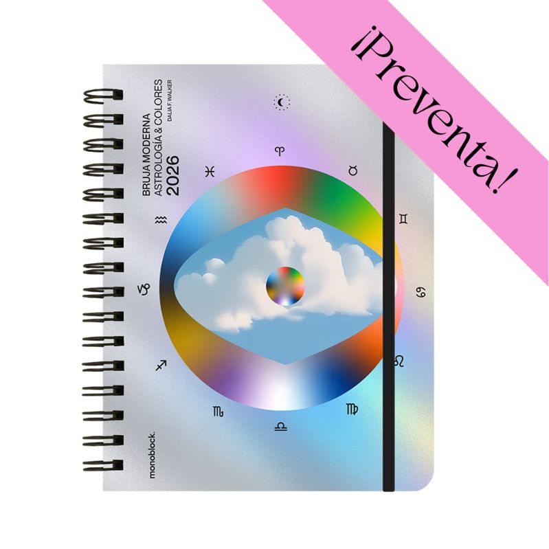 PREVENTA - Agenda diaria 2026 Monoblock - Bruja Moderna