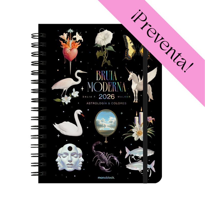 PREVENTA - Agenda diaria 2026 Monoblock - Bruja Moderna