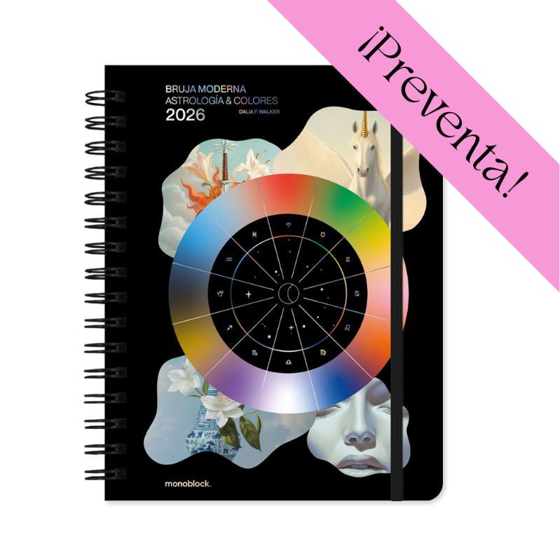 PREVENTA - Agenda semanal 2026 Monoblock - Bruja Moderna