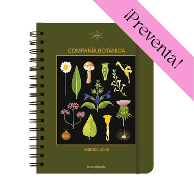PREVENTA - Agenda semanal 2026 Monoblock - Compañía Botánica