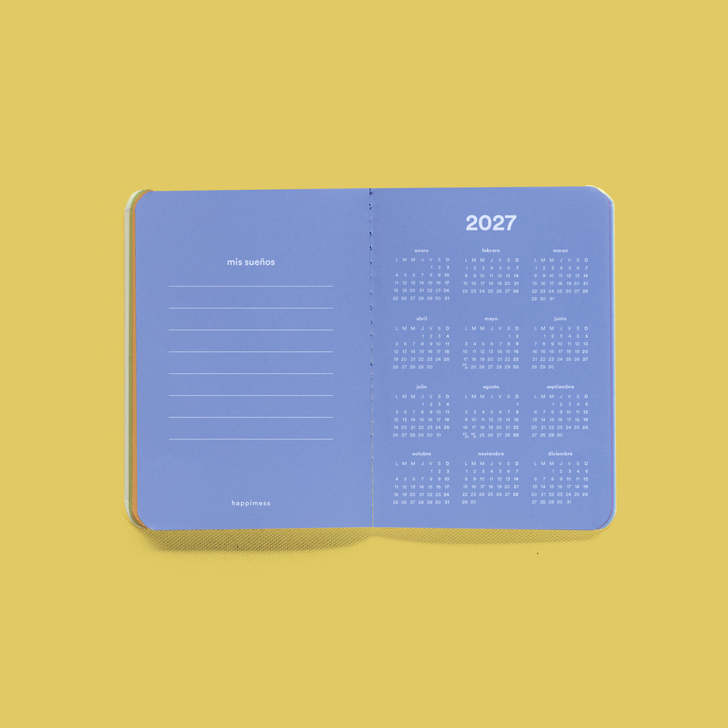 Agenda Monoblock 2027 - Happimess Minima Colorjoy