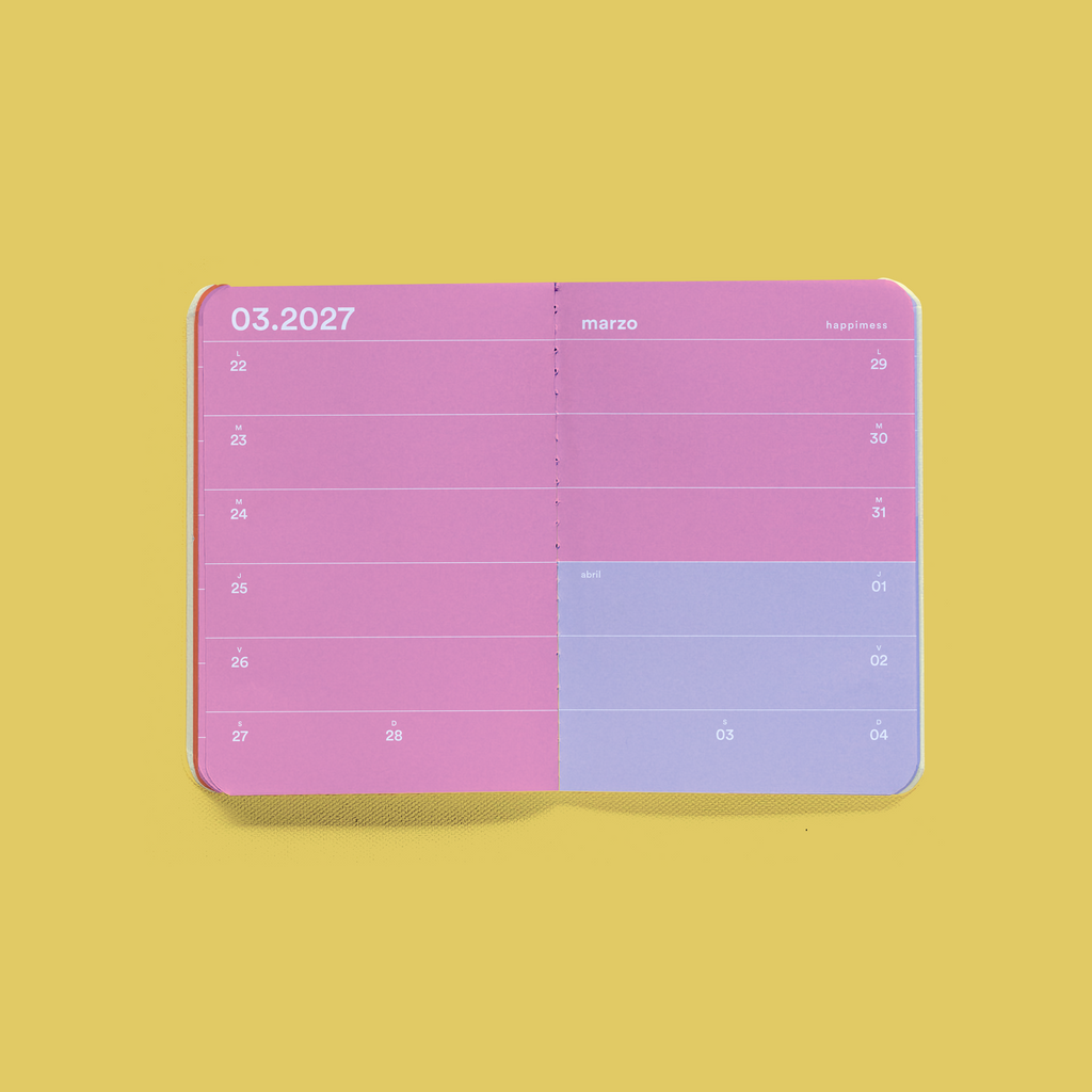 Agenda Monoblock 2027 - Happimess Minima Colorjoy