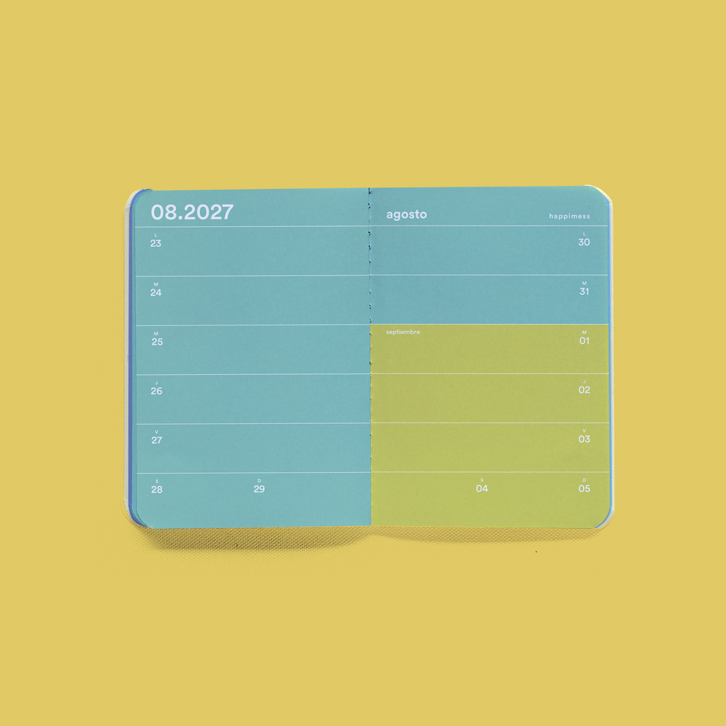 Agenda Monoblock 2027 - Happimess Minima Colorjoy
