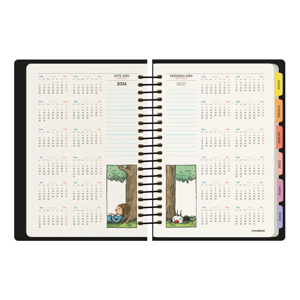 PREVENTA - Agenda Diaria 2026 Monoblock - Macanudo por Liniers
