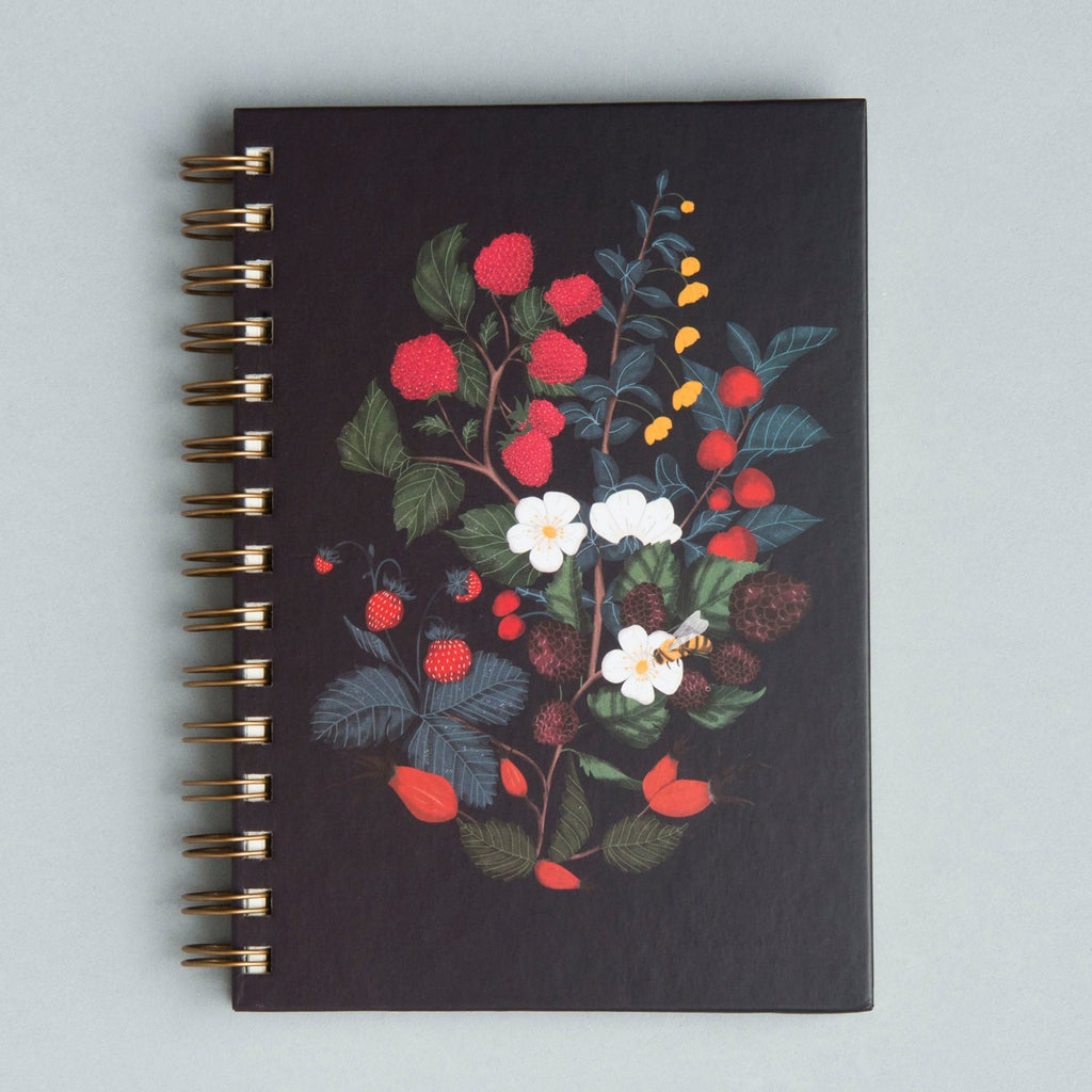 Cuaderno anillado: Berries