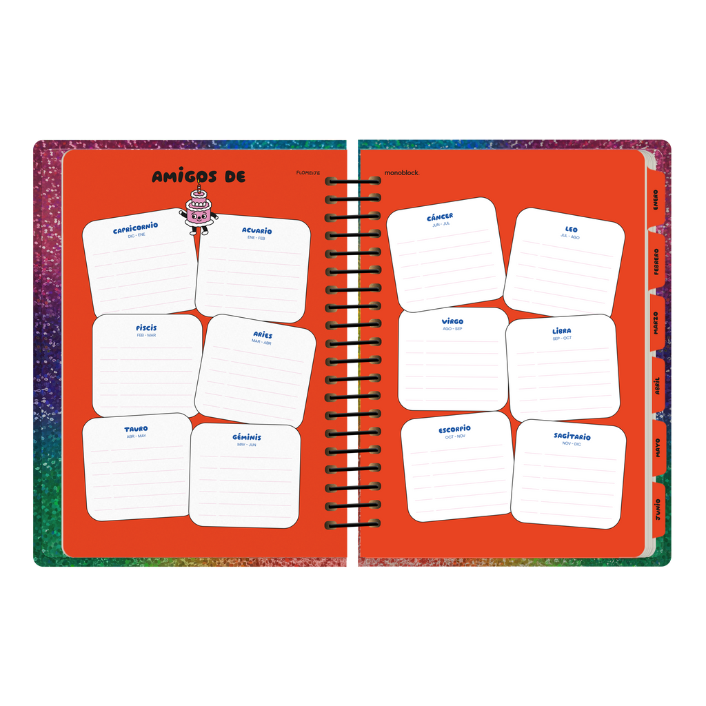 PREVENTA - Agenda semanal 2026 Monoblock - Flo meije