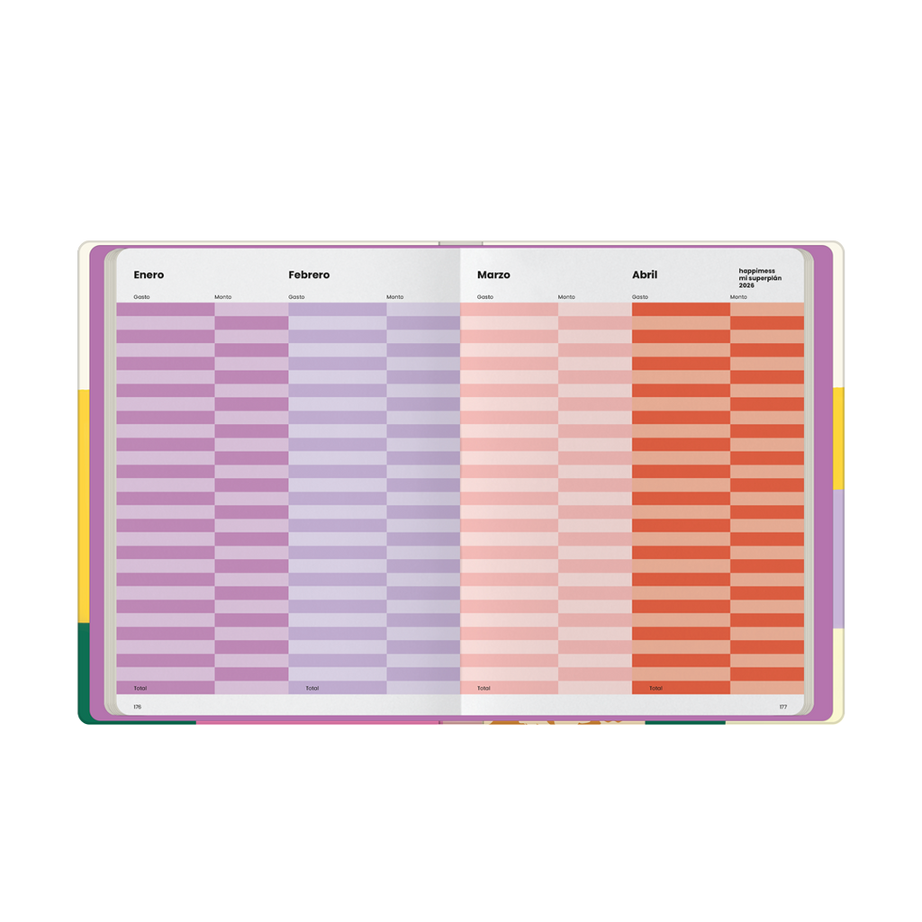 PREVENTA - Agenda Carpeta 2026 Monoblock - Happimess Mi SuperPlan 2026