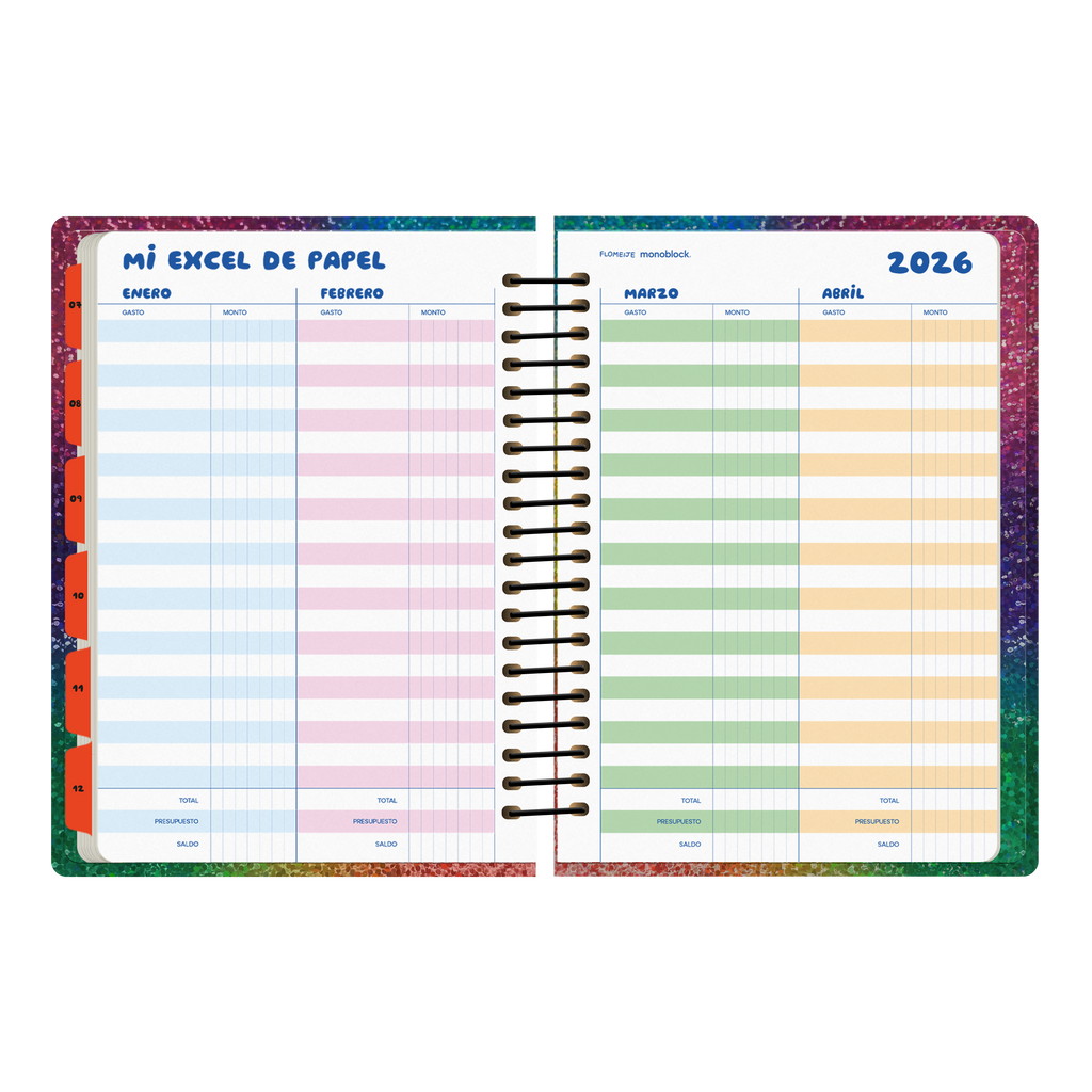 PREVENTA - Agenda semanal 2026 Monoblock - Flo meije