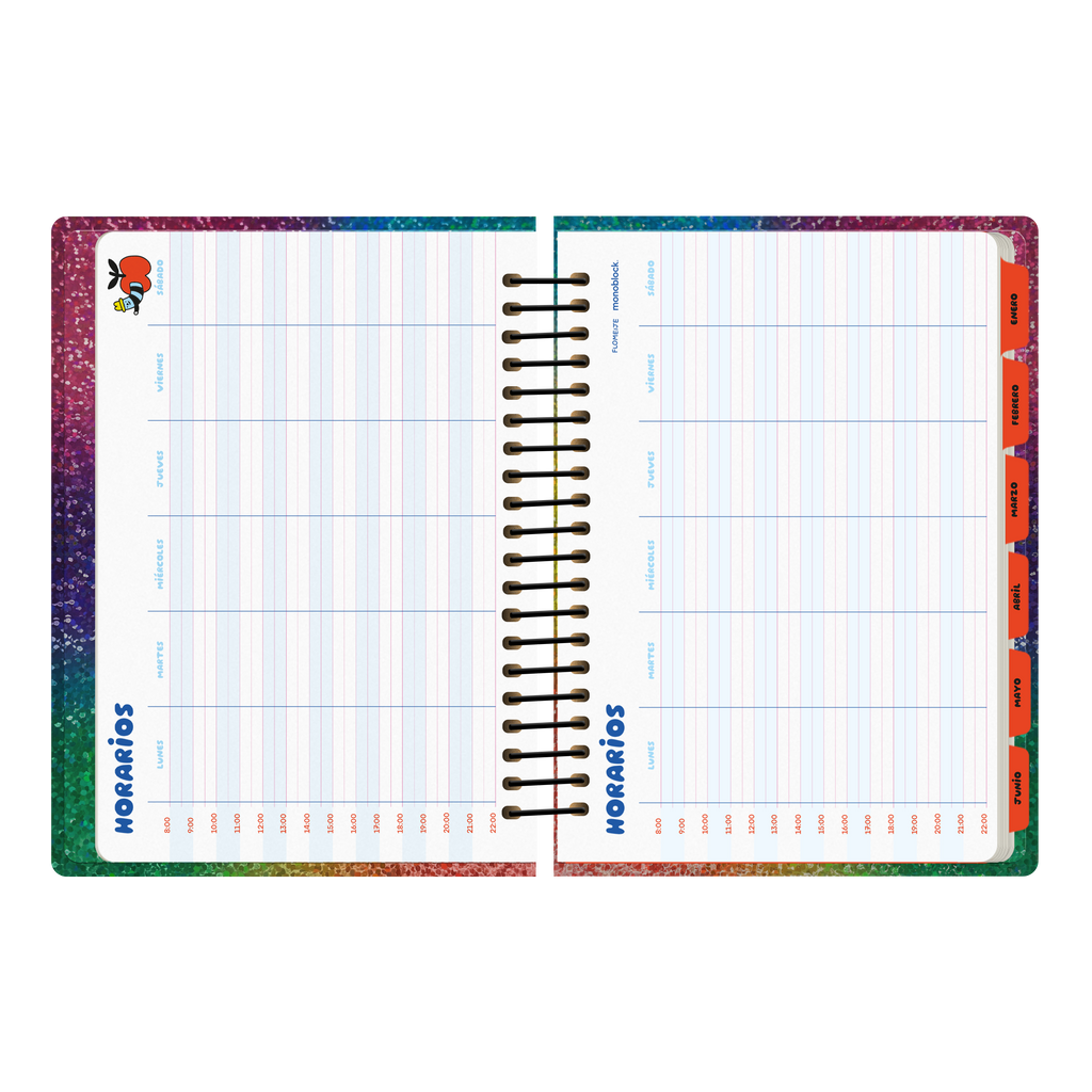 PREVENTA - Agenda semanal 2026 Monoblock - Flo meije