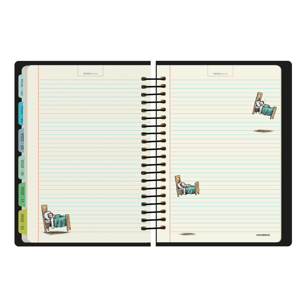 PREVENTA - Agenda Diaria 2026 Monoblock - Macanudo por Liniers