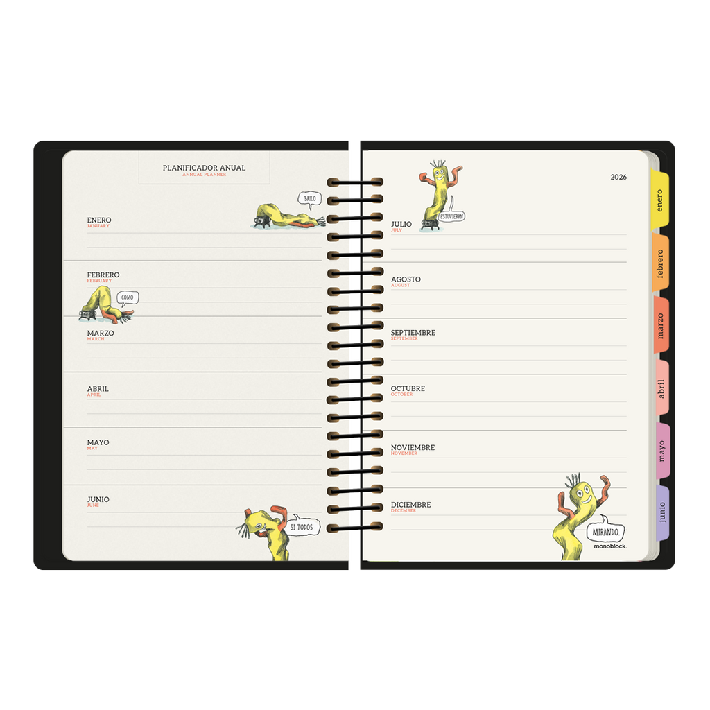 PREVENTA - Agenda Diaria 2026 Monoblock - Macanudo por Liniers