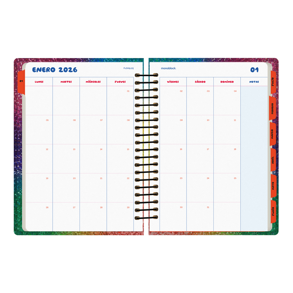 PREVENTA - Agenda semanal 2026 Monoblock - Flo meije